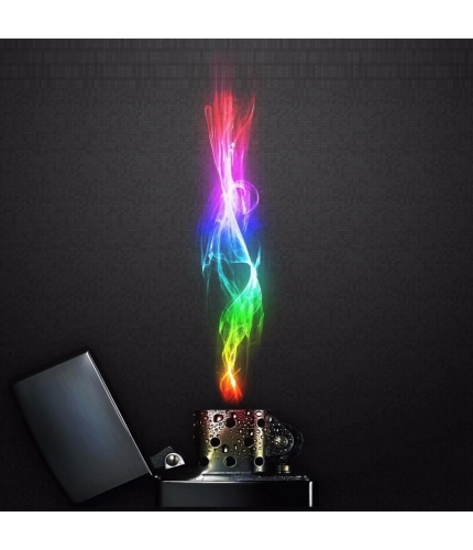 Colorful Flame Mobile Case Cover
