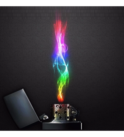 Colorful Flame Mobile Case Cover