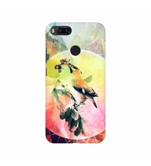 Colorful Texture with Bird Mobile case cover