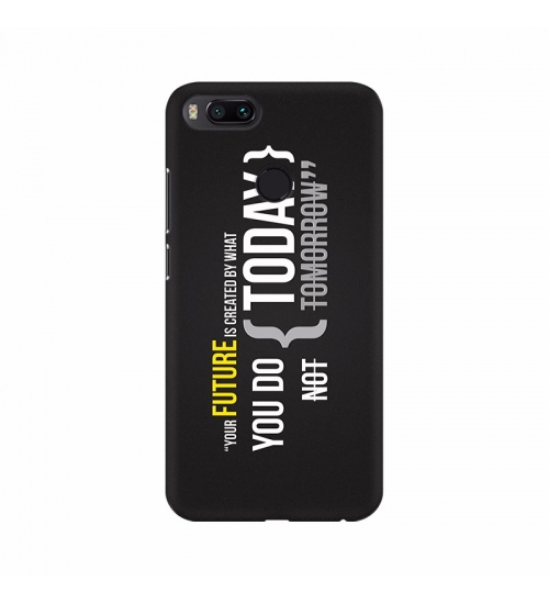 Black Background with thoughts Mobile Case Cover
