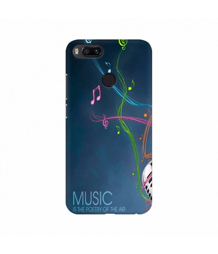 Music is the poetry of air Mobile Case Cover