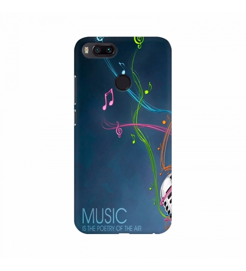 Music is the poetry of air Mobile Case Cover