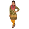 Women's Cotton Kurtis (Green, XL)
