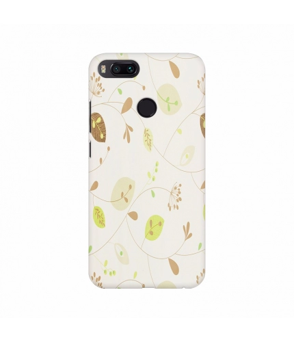 Creamy floral background Mobile Case Cover