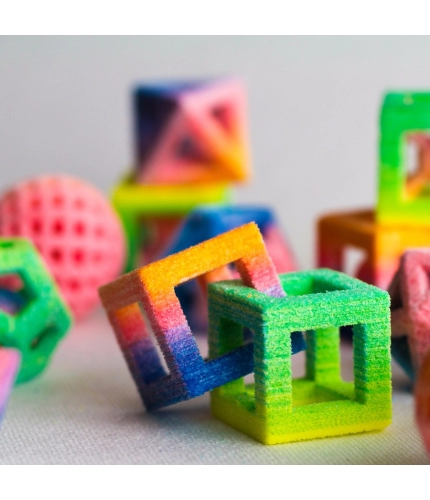 Colorful Set of Cubes Mobile Case Cover