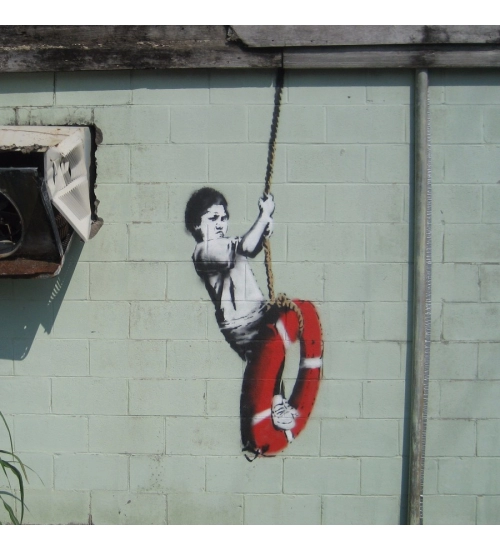 Boy Play with Safety Rings Drawing Mobile Case Cover