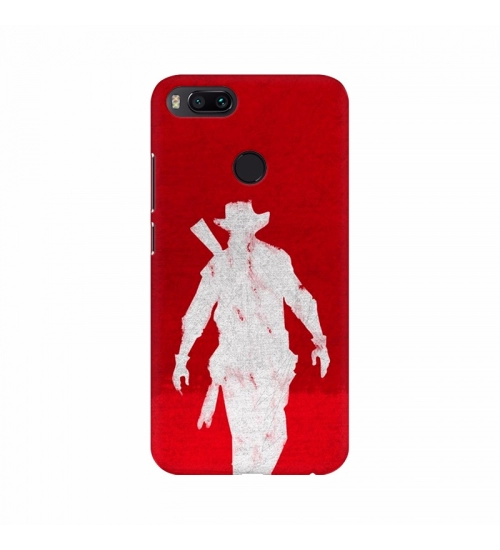 Red Abstract Man Mobile case cover