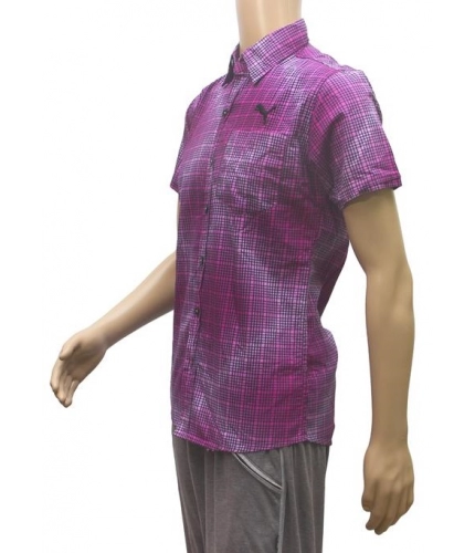 Mens Cotton Mix Casual Men Shirts (Violet, L) Mens Cotton Mix Casual Men Shirts (Violet, L)