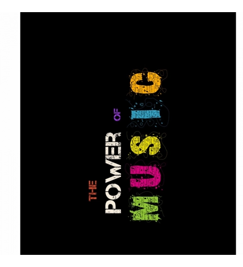 The Power of Music Colorful Text Mobile Case Cover