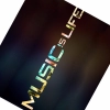 Music is Life Text Mobile Case Cover Music is Life Text Mobile Case Cover