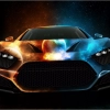 Digital Art Car Mobile Case Cover Digital Art Car Mobile Case Cover