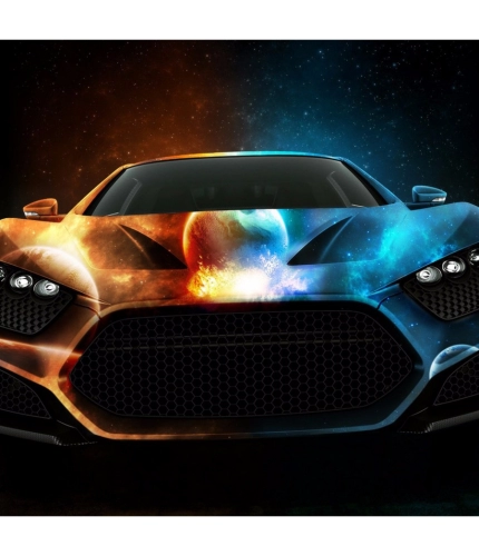 Digital Art Car Mobile Case Cover Digital Art Car Mobile Case Cover