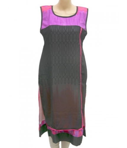Women's Synthetic Kurtis (Multi Color, M)