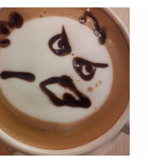 Cup of Coffee with Eye Drawing Mobile Case Cover