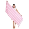 Womens Viscose Straight Duppatta (Pink, Off White) Womens Viscose Straight Duppatta (Pink, Off White)