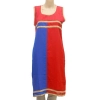 Women's Synthetic Kurtis (Red, Blue, M)