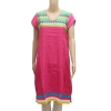 Women's Rayon Kurtis (Pink, Green, L)