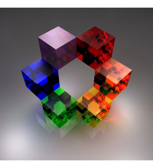 Colorful 3D Diagonal Mobile Case Cover