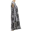 Women's Rayon Kurtis (Black, White, L) Women's Rayon Kurtis (Black, White, L)