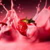 Dropship Strawberry Milk Shake Background Mobile Case Cover