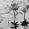 Black and White Lotus Wallpaper Mobile Case Cover Black and White Lotus Wallpaper Mobile Case Cover