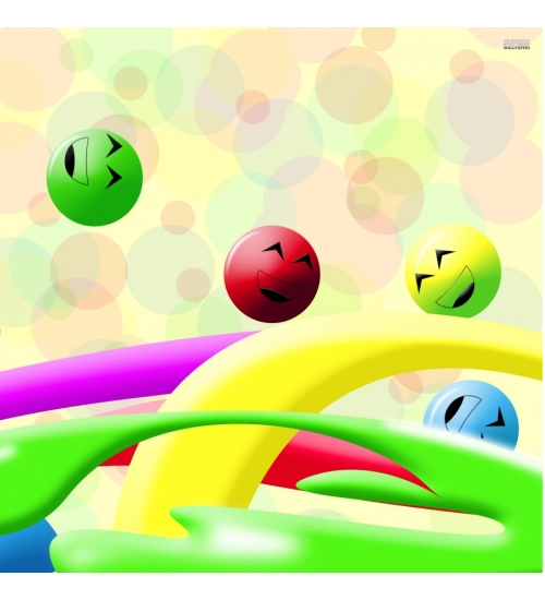 Happy Emoji Color Balls Mobile Case Cover