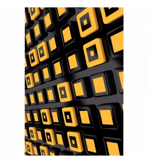 Orange 3D Button Mobile case cover