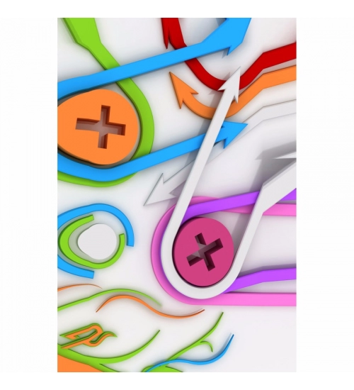 Colorful Arrow Button Mobile case cover