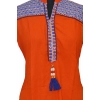 Women's Rayon Kurtis (Orange, XXL) Women's Rayon Kurtis (Orange, XXL)