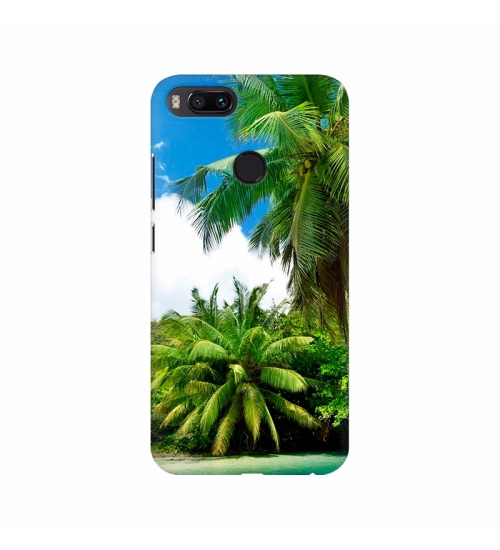 River with Beautiful Coconut Trees Mobile Case Cover