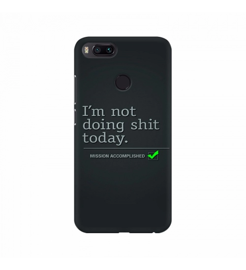 Mission Accomplished Text Mobile Case Cover
