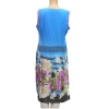 Women's Synthetic Kurtis (Blue, M) Women's Synthetic Kurtis (Blue, M)