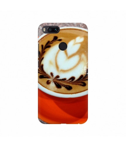 Cup of Coffee with Floral Mobile Case Cover