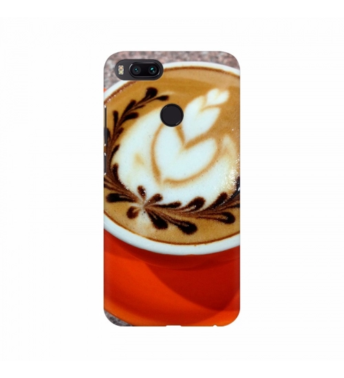 Cup of Coffee with Floral Mobile Case Cover