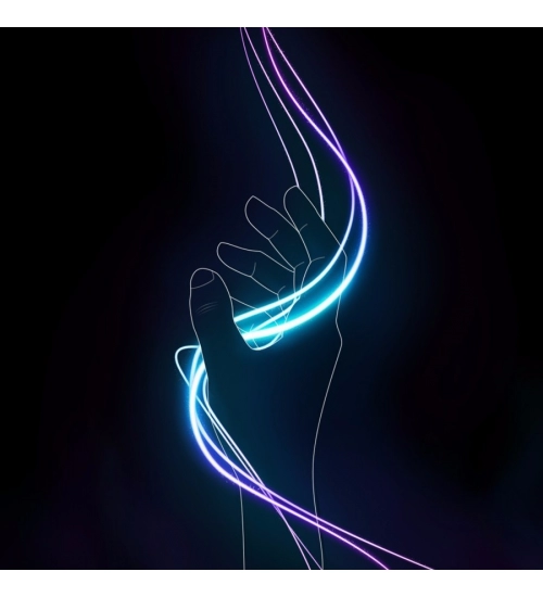 Digital Art Hand Mobile Case Cover