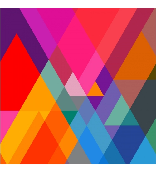 Abstract Colourful Trigangle Designs Mobile Case Cover