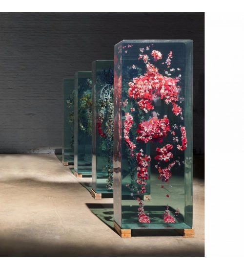 Glass Floral Decoration like man Mobile Case Cover