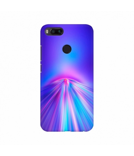 Blue Lighting Rays Mobile Case Cover
