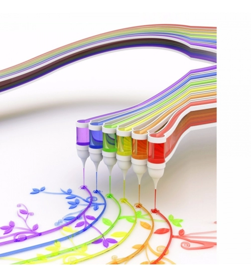 Colorful Line Drawing Mobile Case Cover