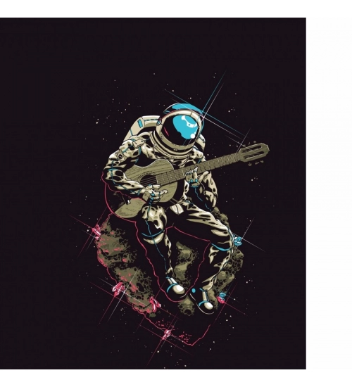 Music illustration at Space Mobile Case Cover