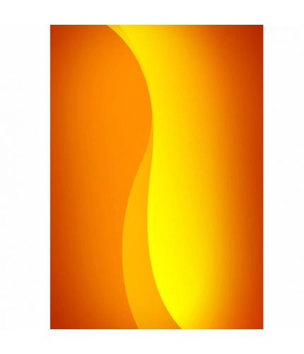 Curve Shape Orange background Mobile Case Cover