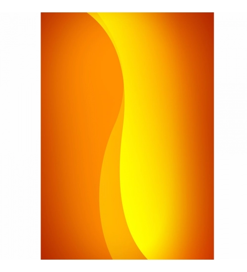 Curve Shape Orange background Mobile Case Cover
