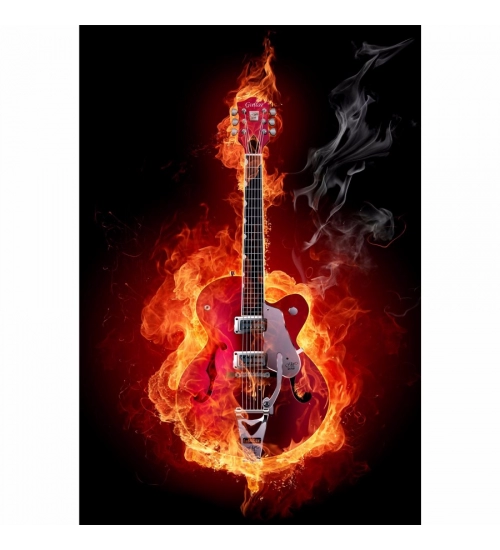 Firing Guitar Mobile Case Cover