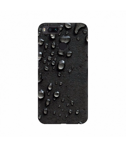 Waterdrops on Black Sheet Mobile Case Cover