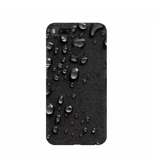 Waterdrops on Black Sheet Mobile Case Cover
