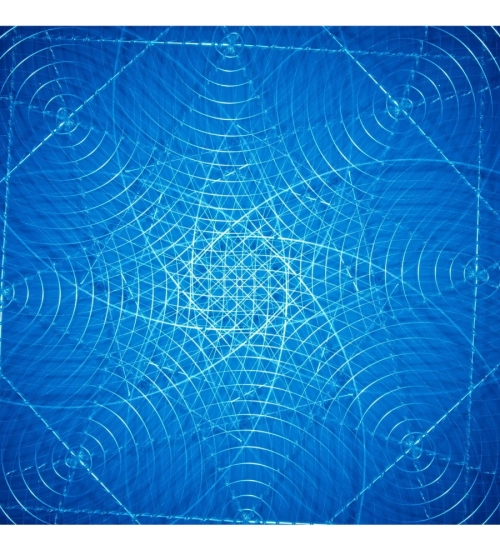 Blue Color Different Curves Mobile Case Cover