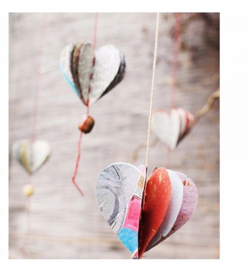 Colorful heart pieces Mobile Case Cover