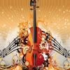 Orange Color Beautiful Guitar Mobile Case Cover Orange Color Beautiful Guitar Mobile Case Cover