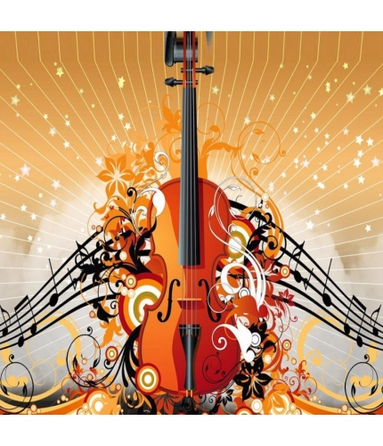 Orange Color Beautiful Guitar Mobile Case Cover Orange Color Beautiful Guitar Mobile Case Cover