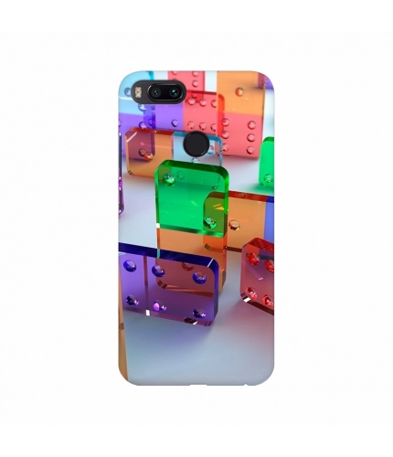 Colorful Glass Dice Mobile Case Cover